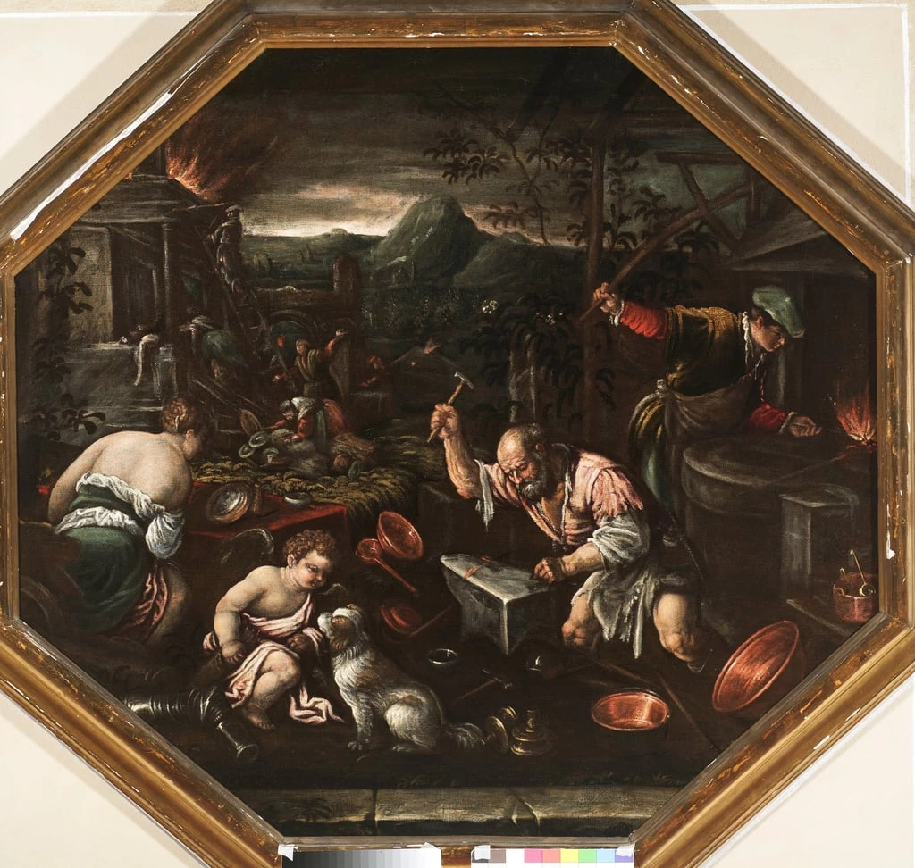   104-Allegoria del fuoco-Musei di Strada Nuova, Palazzo Rosso, Genova